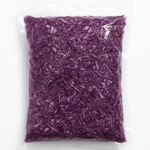 Repollo morado picado hilo